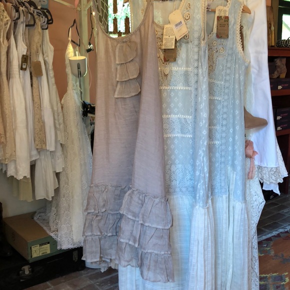 Jeanne D’arc Living linen apron dress pinafore - Picture 3 of 6